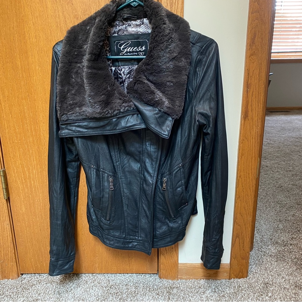 Guess Women’s Faux Leather Jacket